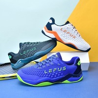 Chaussures de tennis et de badminton unisexes professionnelles, respirantes, avec doublure en mesh, résistantes à l'usure, pour l'entraînement et la course à pied