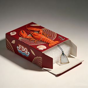 Scatole da Asporto Pieghevoli Personalizzate in Carta Kraft Riciclabile, Ispirate a <span class=keywords><strong>Istanbul</strong></span>, Multicolore, Forma Quadrata, Laminazione Lucida/Opaca, Goffratura, per Sushi - Product Image 2