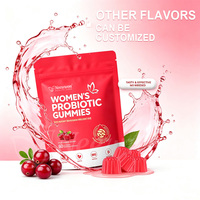 Gummies Probiotiques Femme Neewonn, Saveur Canneberge, 5 Milliards de CFU, Soutien Santé Intestinale et Féminine, 60 Unités en Stock – Meilleures Ventes