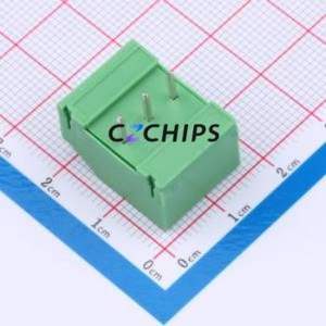 1771260 Screw Terminal Block Through hole Component (THT),P=5mm Connector 5mm Green Through Hole 3P - Product Image 2
