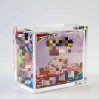 Yageli étui en acrylique transparent personnalisé Pokemoned Etb couvercle magnétique boîte de rappel de Pokemoned en acrylique vitrine pour boîte d'entraîneur d'élite