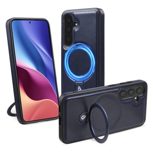 Couverture arrière en cuir PU avec support anneau de <span class=keywords><strong>chargeur</strong></span> <span class=keywords><strong>sans</strong></span> <span class=keywords><strong>fil</strong></span> magnétique <span class=keywords><strong>pour</strong></span> <span class=keywords><strong>Samsung</strong></span> S25 S24 <span class=keywords><strong>pour</strong></span> <span class=keywords><strong>Samsung</strong></span> A05s A35 A55 5G coque de téléphone - Product Image 4
