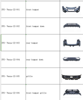 Pièces automobiles pour TOYOTA VENZA 2022-2024 HARRIER HYBRID : Kits de carrosserie, calandre avant, pare-chocs, grilles de radiateur