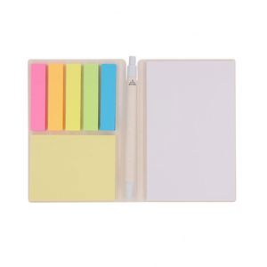 New Arrival Eco-Friendly Recycled Milk Carton Cover <b>Notepads</b> <b>Sticky</b> Notes and Eco Pen with Paper Material Promotional Product - Product Image 4