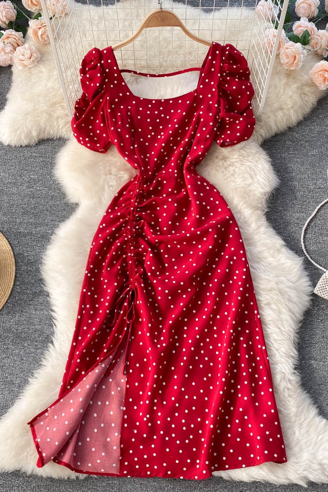 chinese dress ladies Wide Tie Sweetheart-Neck Floral High Waist Patchwork A-Line Maxi Dress main image 1