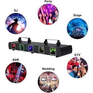 Baisun marca Guangzhou cuatro cabezas rojo verde azul luz láser DJ <span class=keywords><strong>Disco</strong></span> Show Club escenario luz láser - Product Image 3