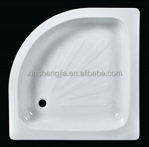 Beau secteur acier émail plateau de douche XG800C salle de bain Quadrant plateau de douche en acier pour la maison hôtel - Product Image 3