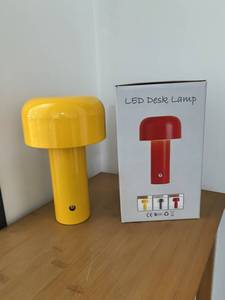 Modern <strong>Small</strong> Iron Mushroom Table <strong>Lamps</strong> with <strong>Touch</strong> Control Adjustable Eye Caring Battery Operated for Reading Room - Product Image 4