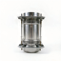 Compensateur de dilatation corrugué en acier inoxydable pour tiges de liaison composées de grande taille