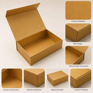 Caja de Regalo Magnética con Logotipo Personalizado, Ecológica, de Lujo, con Cierre Magnético en Relieve, para Diversas Ocasiones - Product Image 1