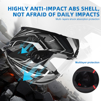 Personnalisé de Qualité Supérieure Unisexe Certifié Abs Vélo Moto Équitation Sécurité Adultes Protection de Tête Casque de Moto Intelligent