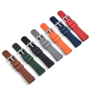 JUELONG New Product FKM Rubber Watch Strap With Quick Release 20mm 22mm Rubber Waterproof Watch Band For Sports