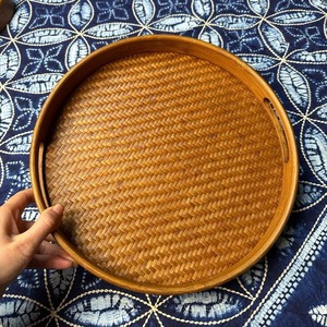 Bamboo <b>Tea</b> Tray With Woven Mat Handmade Durable <b>Tea</b> <b>Set</b> For Household Use Wabi Sabi Style Luxury Retro Design - Product Image 2