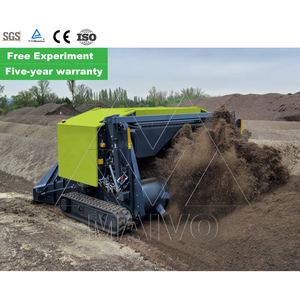 Máquina de compost de estiércol de pollo, volteador de residuos orgánicos sin conductor, equipo de fabricación de compost - Product Image 5