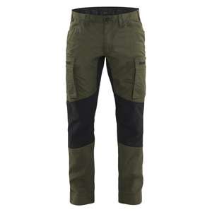 BLAKLADER - 145918454298C48 Pantalones de servicio con Stretch Forest Night/Black-PANTALONES DE TRABAJO EAN 7330509914168 - Product Image 1