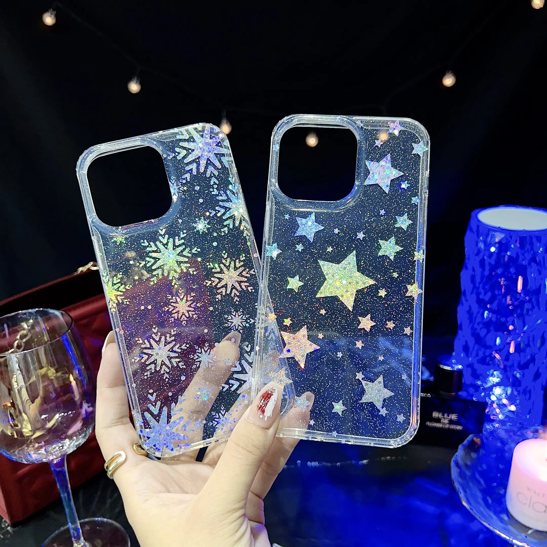 Glitter Bling Multiple Patterns Cell Phone Cover For Iphone 14 Pro Max Flash Powder Luxury Smart Phone Case For Iphone Csae