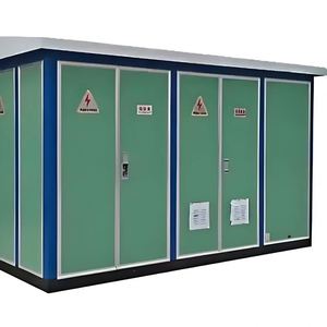 Subestación Eléctrica Compacta Prefabricada de Alta Calidad para Exteriores, Combinación de Tres Unidades, Entrada de 10KV/Salida de 400V-480V, Media y Alta Tensión - Product Image 3