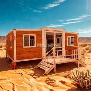 Prix des maisons préfabriquées de type bungalow professionnelles 2025 en Turquie, bureau en conteneur pliable - Product Image 4