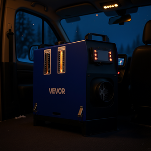 Calentador diésel Vevor de 8 Kw y 12 V portátil para vehículos, caravanas y camiones con pantalla LCD y calentamiento rápido - Product Image 2