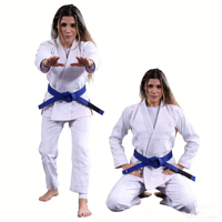 Seragam Latihan Unisex Brazilian Jiu Jitsu Ringan, Setelan BJJ Tahan Lama, Perlengkapan Grappling, Grosir Langsung dari Pabrik