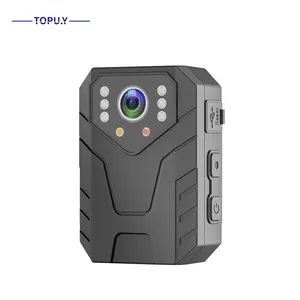 TOPU.Y Waterproof IP66 Wearable Camera HD Law Enforcement Recorder Face Recognition Portable 4G 1080P Body Worn Policeman Video