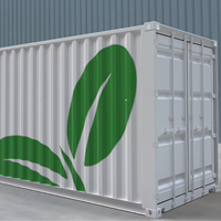 Conteneur hydroponique vertical automatisé cultivant la ferme futée de conteneur de l'unité 40ft