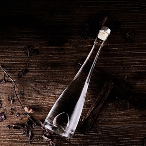 Đáng tin cậy nhà sản xuất 380ml rõ ràng rượu sâm banh lấp lánh chai rượu vang tùy chỉnh chai rượu Tequila chai thủy tinh với nút chai nắp - Product Image 4