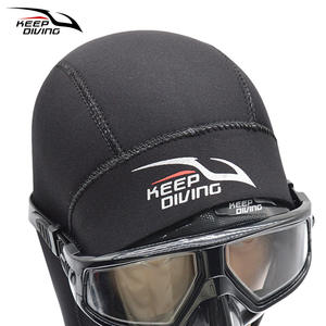 KEEP DIVING 3MM Casque de plongée en fibre de carbone pour la plongée en apnée, attache-cheveux spéciale, couvre-chef chaud universel DH 322 - Product Image 4