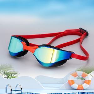 Lunettes de natation professionnelles anti-buée, imperméables, protection UV, silicone durable, large champ de vision, adaptées aux hommes et aux femmes - Product Image 4