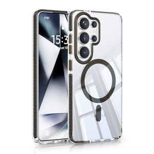 Funda Magnética Transparente Ultrafina Serie S26 en Dorado, Naranja, Negro y Cristalino para <span class=keywords><strong>Samsung</strong></span> S26 - Product Image 4