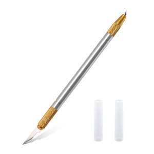 Cuchillo <span class=keywords><strong>de</strong></span> <span class=keywords><strong>Vinilo</strong></span> <span class=keywords><strong>de</strong></span> Seguridad Foshio Design para Manualidades, Cuchillo <span class=keywords><strong>de</strong></span> Arrastre <span class=keywords><strong>con</strong></span> Cuchilla Giratoria para Corte <span class=keywords><strong>de</strong></span> <span class=keywords><strong>Vinilo</strong></span> <span class=keywords><strong>de</strong></span> Radar <span class=keywords><strong>de</strong></span> Automóviles - Product Image 1