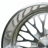 Jantes en alliage d'aluminium forgé monobloc polies de qualité supérieure, certifiées TUV, à rayons multiples GY, 22-30 pouces, PCD personnalisé 100-170 mm ET