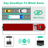 Système de caméra de recul sans fil et étanche pour camion avec vision nocturne, pour montage sur toit de voiture, moniteur LCD et TV