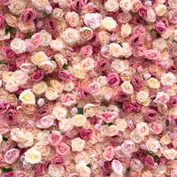 FW пользовательский 3D тканевый цветок стена Свадьба Искусственный шелк роза цветок настенная панель фон искусственный цветок декоративный
