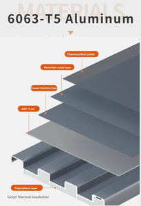Abri de voiture extérieur en aluminium de haute qualité Amas Sun Shade avec panneaux Great Wall pour parking - Product Image 6