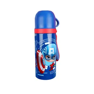 Copo de água de aço inoxidável para crianças, emenda, homem aranha, desenho animado mickey, copo criativo, copo térmico anti-escalamento de água