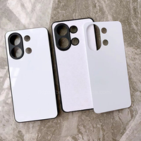 Coque de téléphone en TPU+PC à sublimation Matt Edge pour Redmi Note 13 4G, coque de téléphone mobile, blancs DIY, coque de téléphone personnalisée
