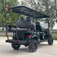 Le chariot de golf électrique 6 places le plus populaire, type Dune Buggy, avec batterie au lithium/plomb-acide 60V offrant une autonomie de 80-100 km