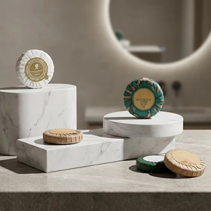 Jabones Desechables Personalizados de 15g, 20g, 25g, 30g, Jabón de <span class=keywords><strong>Hotel</strong></span> al por Mayor, Jabón de Viaje, Artículos de Aseo Básicos para Hoteles - Product Image 2