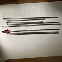 Support de drapeau pour Danse du Lion, Cadre de drapeau pour Danse du Lion, Mât de drapeau en acier inoxydable pour Danse du Lion du Sud, Tête de drapeau, Plateau de drapeau à trois ou cinq poteaux