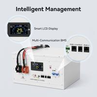 Batería de Litio Apilable Expandible de 51.2v 100ah 5KWH para Respaldo de Energía en el Hogar, Batería Lifepo4