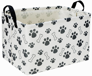 Panier rectangulaire pour chien, panier de rangement pour enfants avec poignées pour la décoration de la chambre, bacs de rangement pour chiots - Product Image 1
