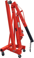 Grue d'Atelier Hydraulique Pliante Économique 1 Tonne pour Levage de Moteur Automobile
