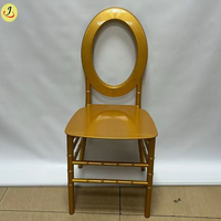 Chaise de banquet de mariage moderne de luxe noire en plastique pour événements et hôtels, mobilier commercial extérieur, capacité 450 kg