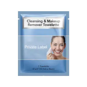 Removedor de maquiagem lenços umedecidos suaves e não irritantes, removedor de maquiagem de limpeza profunda