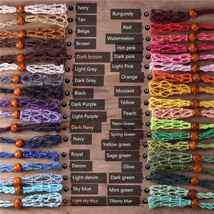 <span class=keywords><strong>Collana</strong></span> Boho con Cordino Cerato Vuoto per Ciondolo in Pietra Grezza, Cristallo, Quarzo, con Rete Regolabile in Macramè e Canapa - Product Image 4