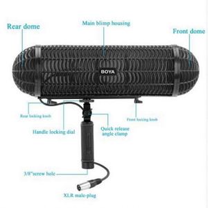 Microphone à condensateur à suspension antichoc BY Ws1000 avec 3 suspensions antichoc pour enregistrement d'interviews - Product Image 3