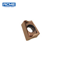 Plaquettes de fraisage rapide pour tour LNMX100605PNR-MM haute durabilité, revêtement PVD, certifiées CE, OEM, HRC65 pour acier inoxydable/acier dur