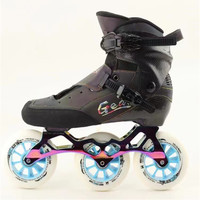 Patins à roulettes en ligne à 3 roues YSMLE, vente chaude, bonne qualité, patins à roulettes en ligne de vitesse professionnels en fibre de carbone