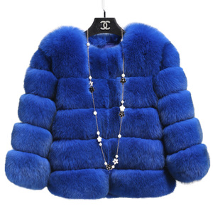 Jaket bulu sintetis pendek elegan wanita 2025 mantel bulu cerpelai musim dingin tebal hangat S-6XL ukuran bulu palsu hitam halus musim gugur musim dingin - Product Image 6